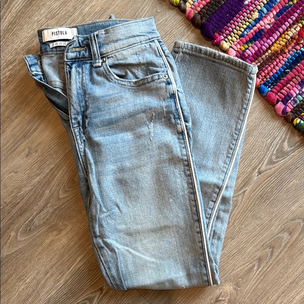 Pistola Sky Blue Denim Pants